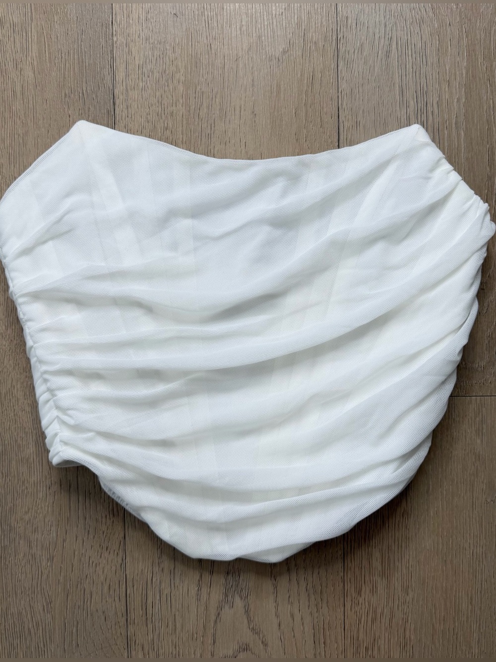white corset top -small
